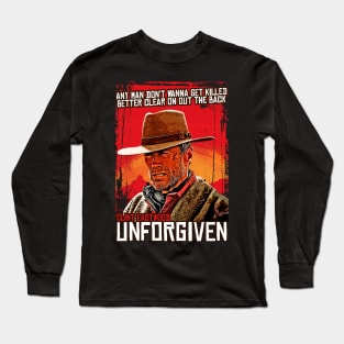 Clint Eastwood Unforgiven Design Long Sleeve T-Shirt